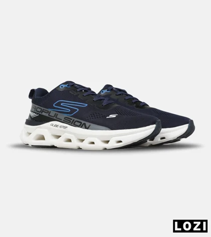 کتانی اسکیچرز Glide-Step سرمه ای مردانه و زنانه مدل 9362
