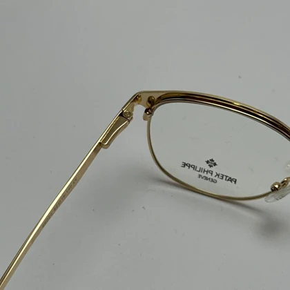 فریم عینک طبی طلایی گرد برند پتک فیلیپ PATEK PHILIPPE مردانه و زنانه