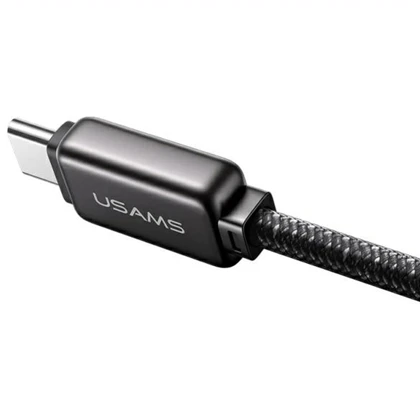 کابل تایپ سی به لایتنینگ یوسامز USAMS مدل SJ743 توان 30 وات 1.2 متر