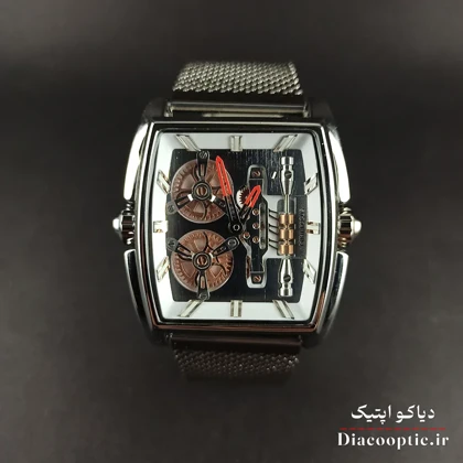 ساعت مچی مردانه اورجینال موتور ژاپن برند مینی فوکوس مدل Mf0322G.5 بند حصیری