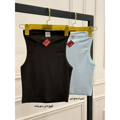 تاپ کبریتی بیسیک یقه گرد