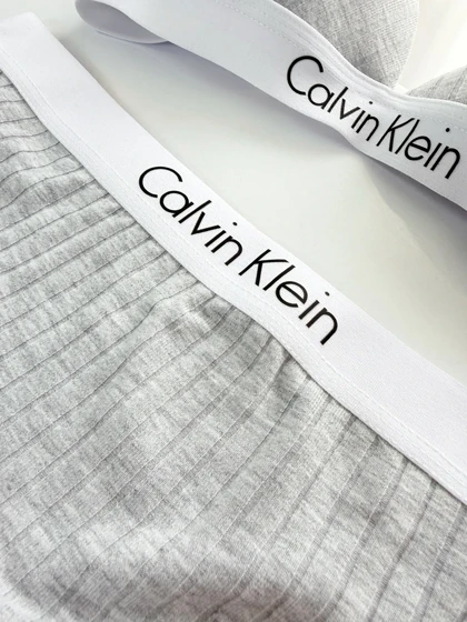 ست شورت و سوتین دخترانه پوش آپ دار کبریتی نوشته کلوین کلاین Calvin klein فیتن Fitan