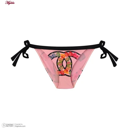 مایو 2 تکه دخترانه رنگ صورتی
