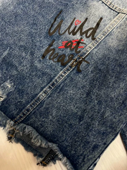 کت جین پایین ریش کد 3289