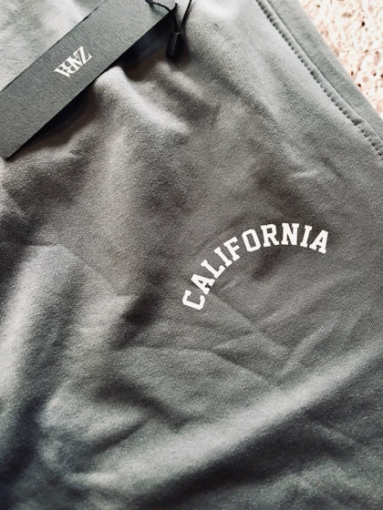 شلوار بگ پارچه دورس دونخ مدل CALIFORNIA _ طوسی فیلی