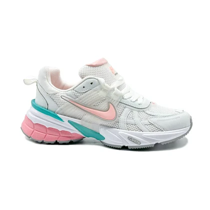 کفش و کتانی اسپرت زنانه مدل نایک کوشلون NIKE V2K رنگ سفید صورتی کد 41826