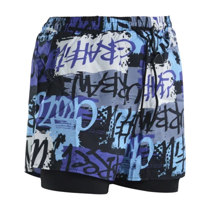 شلوارک کشاله دار ورزشی مردانه مدل 4K1098 آبی