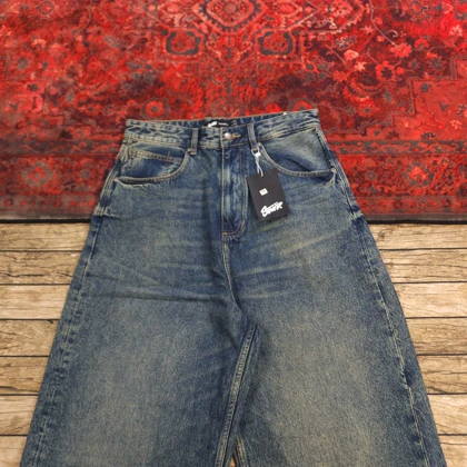 شلوار جین بالون فیت یونیسکس pull & bear کد 350 سایز 28