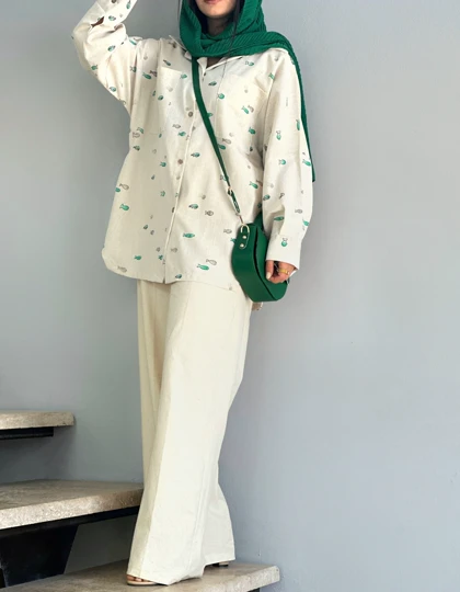 مانتو لینن نچرال ترک کد 2709