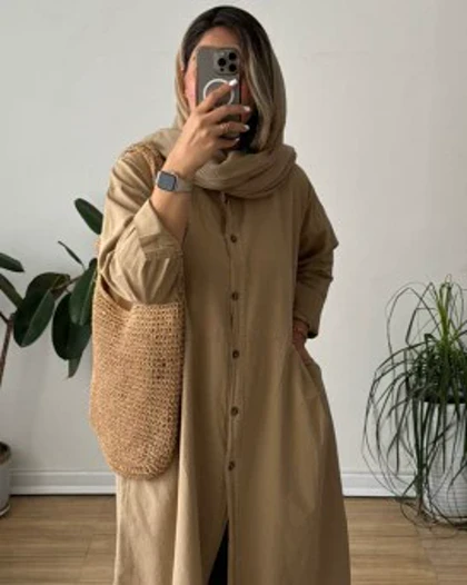 پیراهن مانتویی شهرزاد