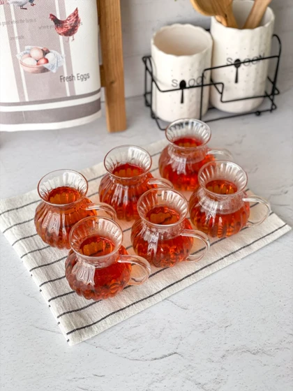 ست 6 عددی استکان پیرکس