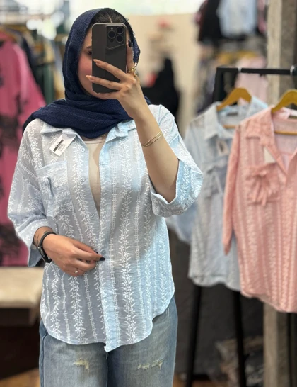 شومیز شیشه ای-2188