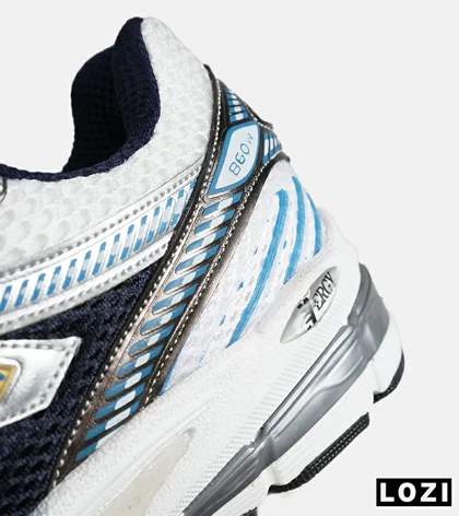 کفش کتانی مردانه و زنانه مشکی سفید آبی New Balance 860 V.02 مدل 7762