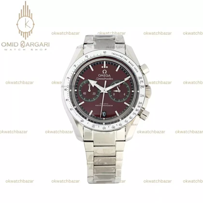 ساعت مچی امگا اسپیدمستر بند سیلور صفحه قرمز Omega Speadmaster