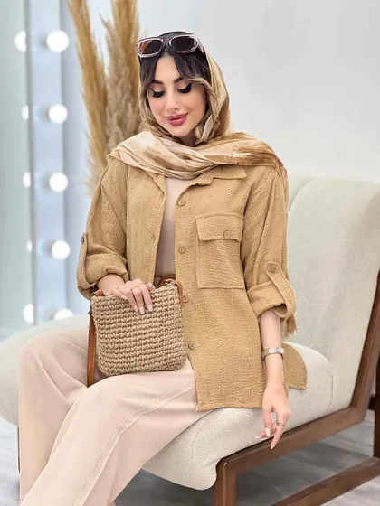 شومیز تک جیب سیما