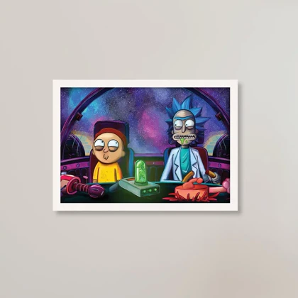 تابلو عکس ریک اند مورتی Rick and Morty