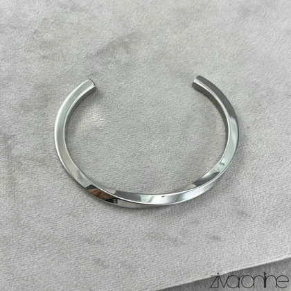 دستبند النگویی مردانه کارتیر نقره ای 40521
