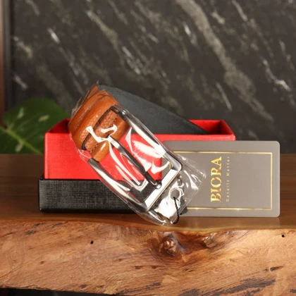 کمربند مردانه بیورا مدل چرم طبیعی میخی کد k080