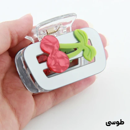 کلیپس دخترانه مدل گیلاس مربعی