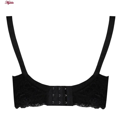 ست شورت و سوتین زنانه پانیذ مشکی مدل بدون فنر گیپوری 9016