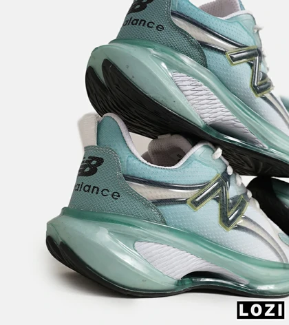 کفش کتانی مردانه و زنانه سفید طوسی سبز NEW BALANCE More Trail v3