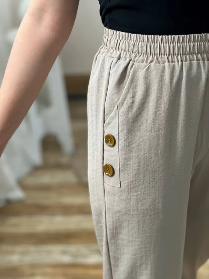 شلوار لینن کد 2829