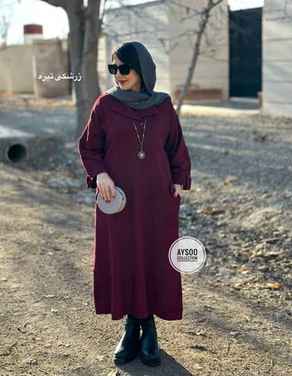 پیراهن مانتویی آفتاب