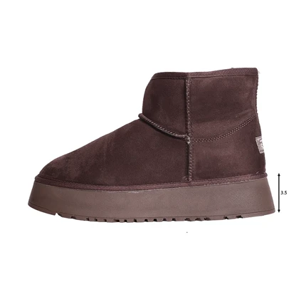 نیم بوت مدل UGG- شکلاتی کد 1555