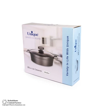 تابه گرانیت یونیک دو دسته مدل دیاموند سایز 28