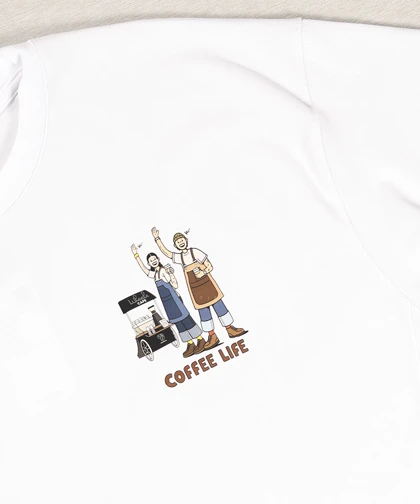 تیشرت لش Coffee Life کد 1720
