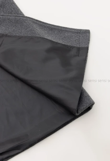 پالتو فوتر موهری4دکمه آستر دار کد1005033