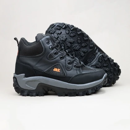 کفش ساق‌دار مردانه مشکی مدل JAX