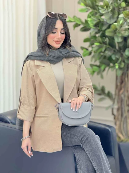 مانتو دو دکمه رامیا