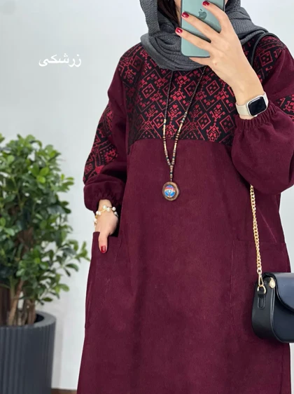 پیراهن مانتویی پاییزه آوان 4