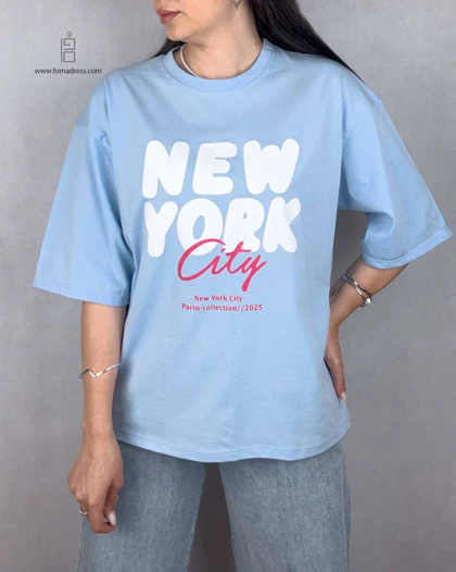 تیشرت باکسی طرح NY City