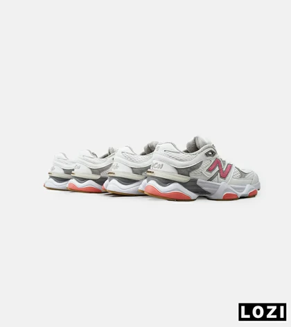 کفش کتانی مردانه و زنانه سفید سرخابی NEW BALANCE 9060