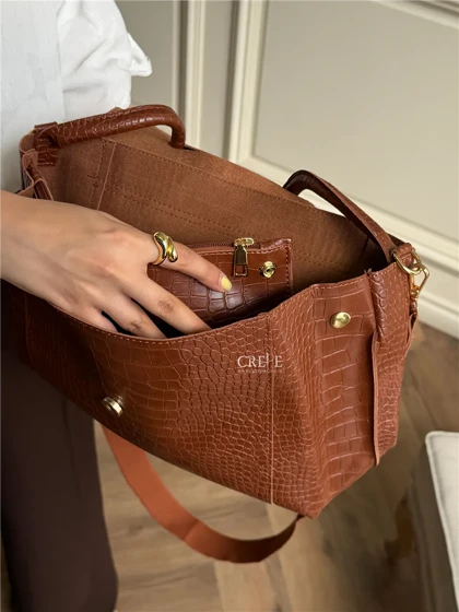 کیف بزرگ طرح پوست ماری