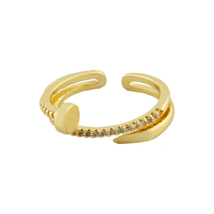 انگشتر دخترانه مدل میخی