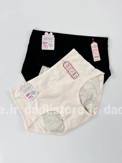 شورتکس قاعدگی نخ پنبه جیب‌دار