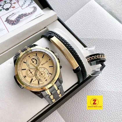 ست مردانه ساعت دستبند انگشتر 450500600