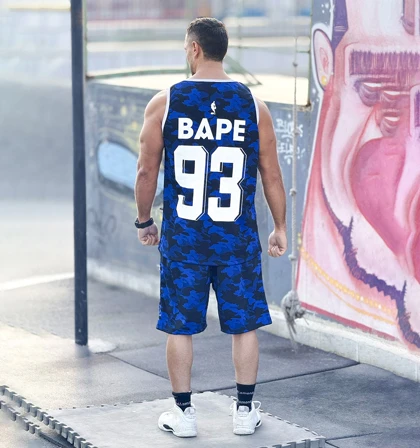 ست رکابی و شلوارک بسکتبالی مردانه بیپ طرح چریکی