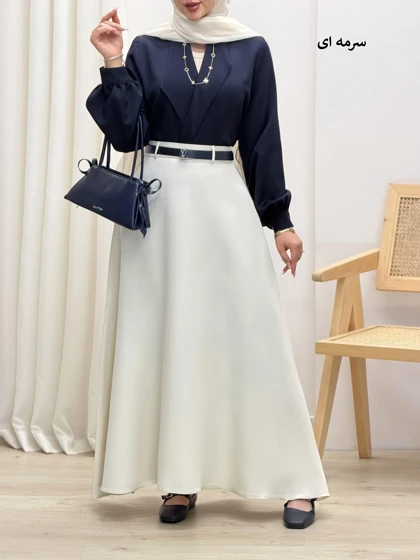 4052-کت ودامن مزونی رزا