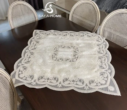 رومیزی 5 تکه مدل بته جقه