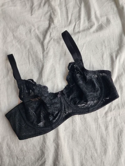 سوتین تک دانتل و پرلون فنردار مدل Romelica برند SHANDERMAN کد: 2415