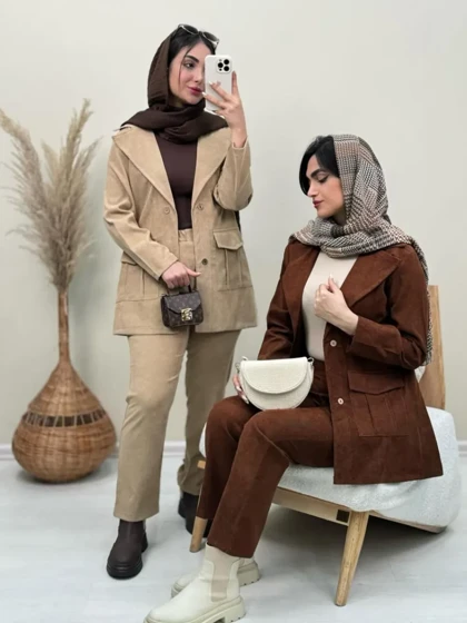 ست مانتو شلوار دینا