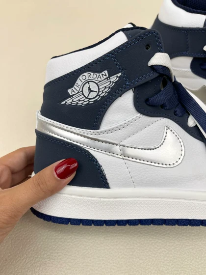 کتانی ونس ساق‌دار زنانه جردن وان مدل فرانسه jordan 1 nike france کد 912