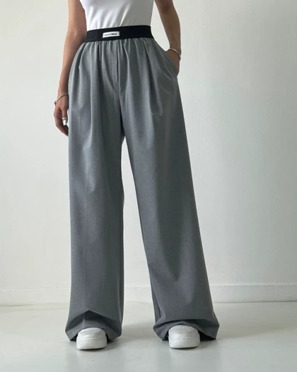 شلوار بگ کمر کش کد 200213