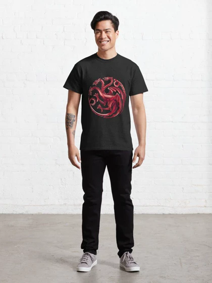 تیشرت house of the dragon طرح da fire Classic T-Shirt