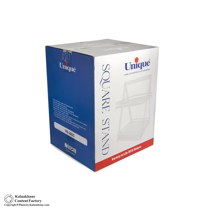 استند 2 طبقه چوب و فلز یونیک مدل 2925