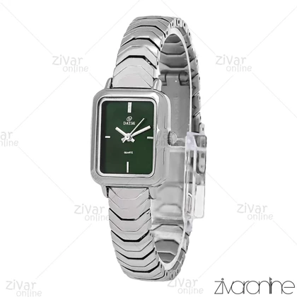 ساعت داتیس زنانه سیلور صفحه سبز 106915